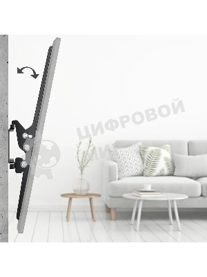 Кронштейн для телевизора Hama 00220814 черный 32