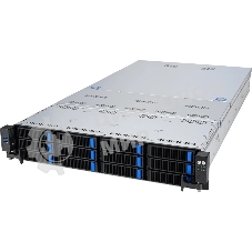 Серверная платформа ASUS RS720-E11-RS12U, 2U, 2 x LGA4677, 32 DIMM DDR5, 12=8 x NVMe/SAS*/SATA + 4 NVMe/SATA hs, 2 x M.2 slot, 2 x 10Gbe (X710) RJ45 port,Up to 8 slots PCIe 5.0, 1 x OCP 3.0, 1+1 1600W