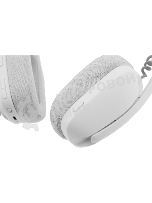Гарнитура Logitech ZONE Vibe 100 белый, беспроводная, Bluetooth, до 20 ч