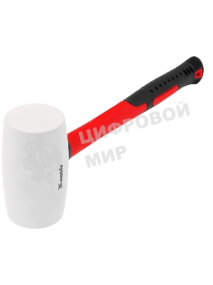 Киянка резиновая Matrix 11198 910 г, белая резина, фибергласовая рукоятка