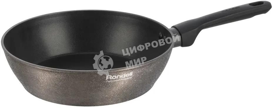 Сковорода Rondell Posh RDA-1476, 26 см, без крышки, серый