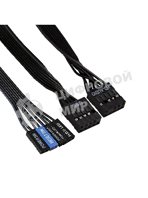 Компьютерный корпус Minitower ExeGate EX286412RUS BA-309 (mATX, без БП, 2хUSB, HD аудио, черный)