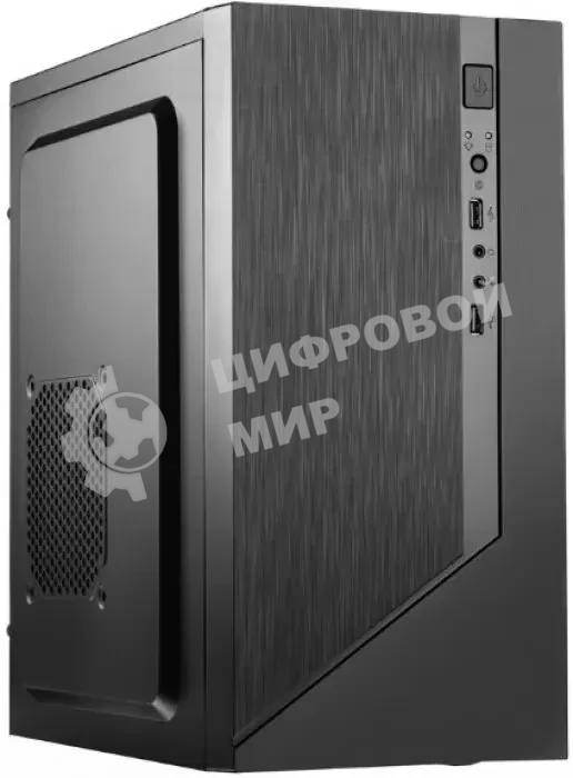 Компьютерный корпус Сase Forza mATX, 450W, 2xUSB 2.0, Black, w/o FAN, 12 см fan PSU, power cord