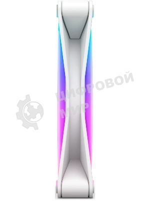 Вентилятор для корпуса Case Cooler NZXT F140 RGb Duo (140x140x25мм, 4-pin PWM, RGb, 84.75CFM, 36dBA, 1800RPM, белый)