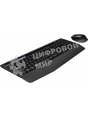 Комплект клавиатура+мышь Logitech MK345 беспроводной, USB, 1000 DPI, чёрный/серый