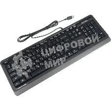 Клавиатура проводная A4Tech Fstyler FK10, USB, черный/серый