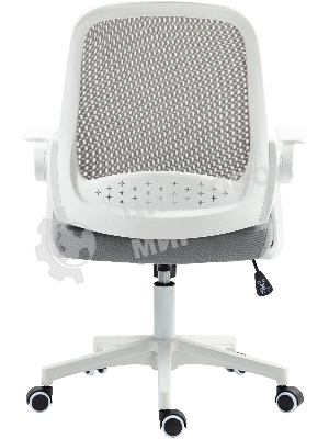 Кресло компьютерное Cactus CS-WMC212-GY белый/серый, сетка/ткань