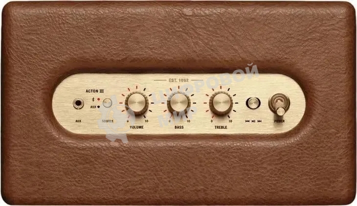 Колонка портативная Marshall Acton III коричневый 60W 2.1 BT/3.5Jack