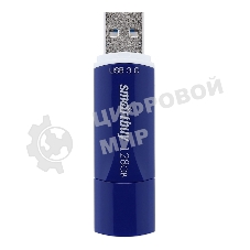 Флешка USB Smartbuy CROWN BLUE (SB128GbCRW-Bl), 128Gb, USB 3.0, R/W 75/25, синий