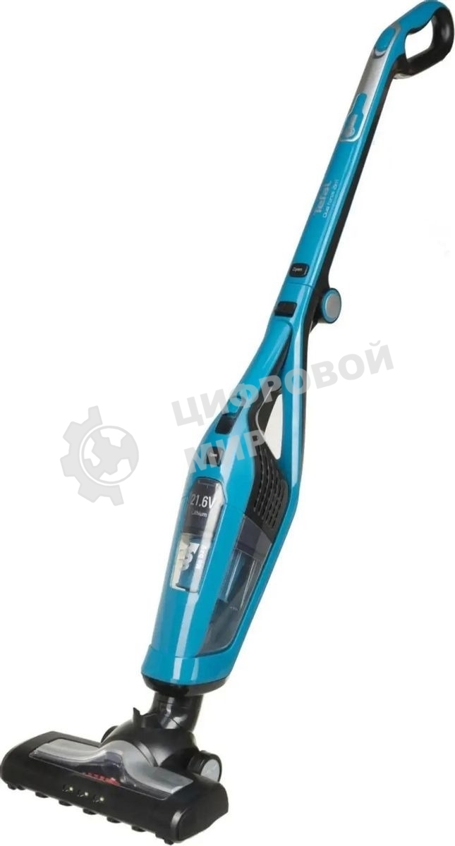 Вертикальный пылесос Tefal TY6751WO 750Вт голубой/черный