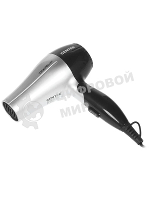 Фен Centek CT-2258 серебристый/черный, 850 Вт, компактный