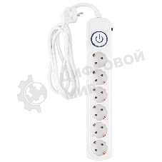 Сетевой фильтр Ippon BK-6-EU-1.8-10-W 1.8 м, 6 розеток, белый, коробка