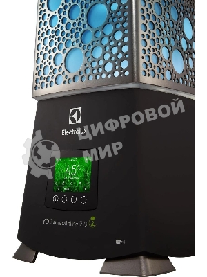 Увлажнитель воздуха Electrolux EHU-3910D черный, 65 м², 9.4 л, ионизация, гигростат