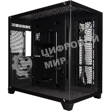 Компьютерный корпус 1STPLAYER MEGAVIEW MV8-TP черный ATX MV8-TP-BK