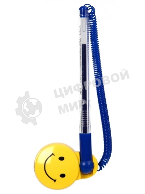 Ручка гелевая Deli E6793blue, d=0.5мм, синие чернила, на подставке сменный стержень, линия 0.35мм