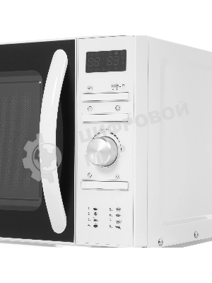Микроволновая печь Hyundai HYM-D3027 белый, 20 л, 700 Вт, переключатели - кнопки, поворотный механизм