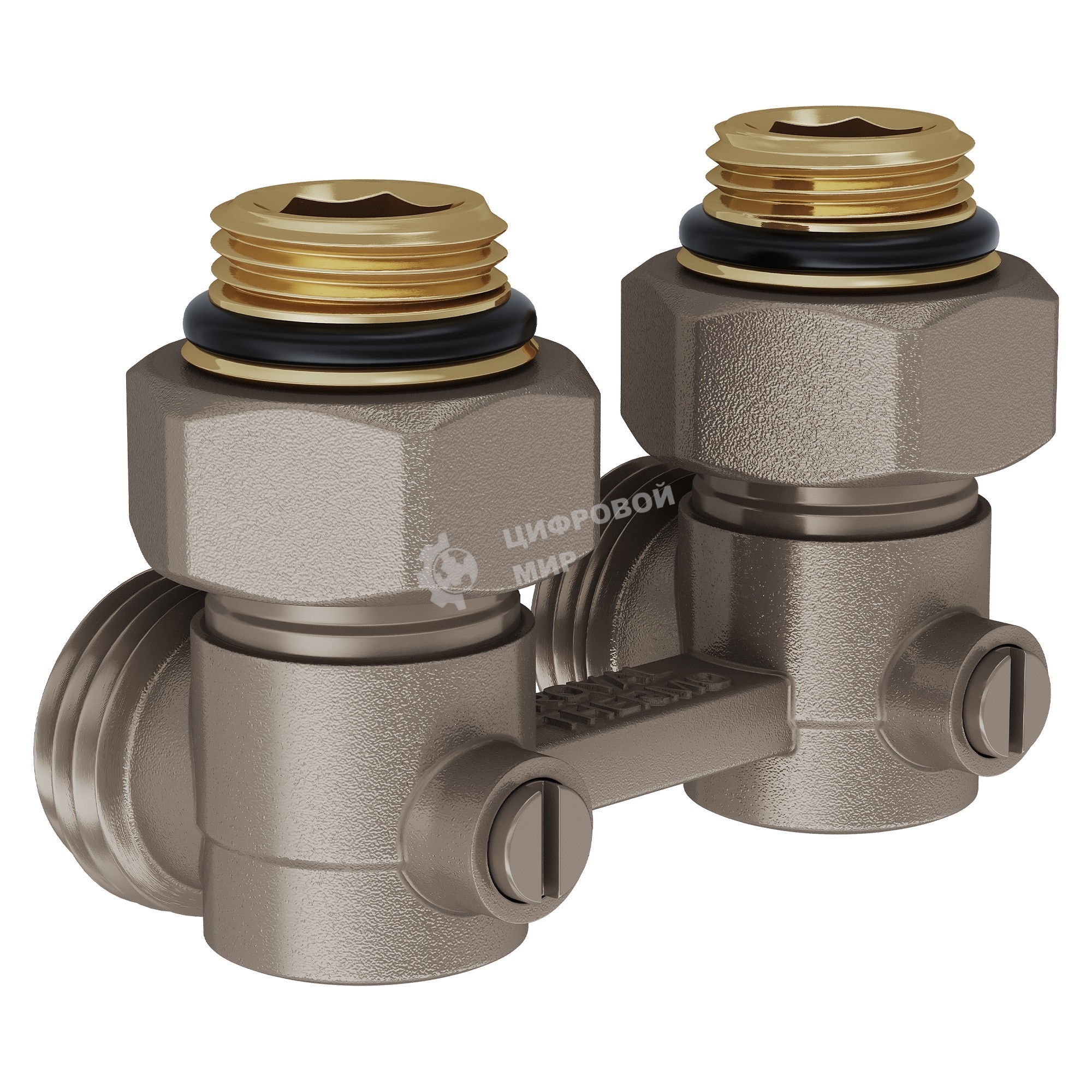 Узел нижнего подключения Royal Thermo угловой 1/2