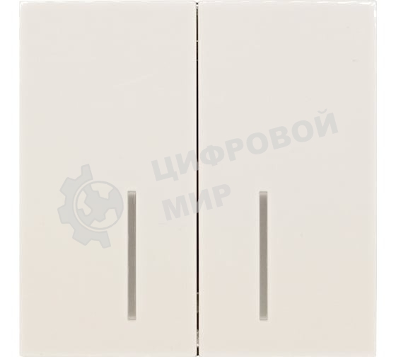 Выключатель 2-кл. с индик. LEZARD СП ZIMA IP20 10А безвинт. зажим, слон. кость 704-9088-112QC