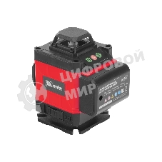 Лазерный уровень м-призм. MTX ML 360-4 Basic SET, 30 м, зеленый луч, акк. Li 3000 мА·ч, сумка