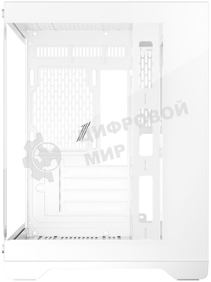 Компьютерный корпус 1STPLAYER MEGAVIEW MV6-T белый/mATX/MV6-TP-WH