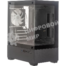 Компьютерный корпус Accord ACC-ZCU2B черный без БП mATX 1x120мм 1xUSB3.0 1xUSB3.1 audio