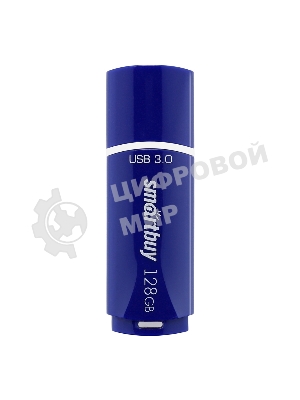 Флешка USB Smartbuy CROWN BLUE (SB128GbCRW-Bl), 128Gb, USB 3.0, R/W 75/25, синий