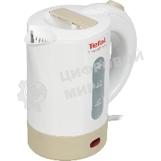 Чайник электрический Tefal KO120130 0.5л. 650Вт белый/бежевый(корпус: пластик)