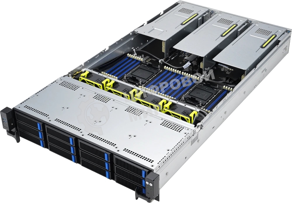 Серверная платформа ASUS RS720-E11-RS12U/10G/2.6KW/12NVMe/OCP/GPU