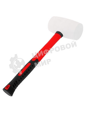 Киянка резиновая Matrix 11198 910 г, белая резина, фибергласовая рукоятка
