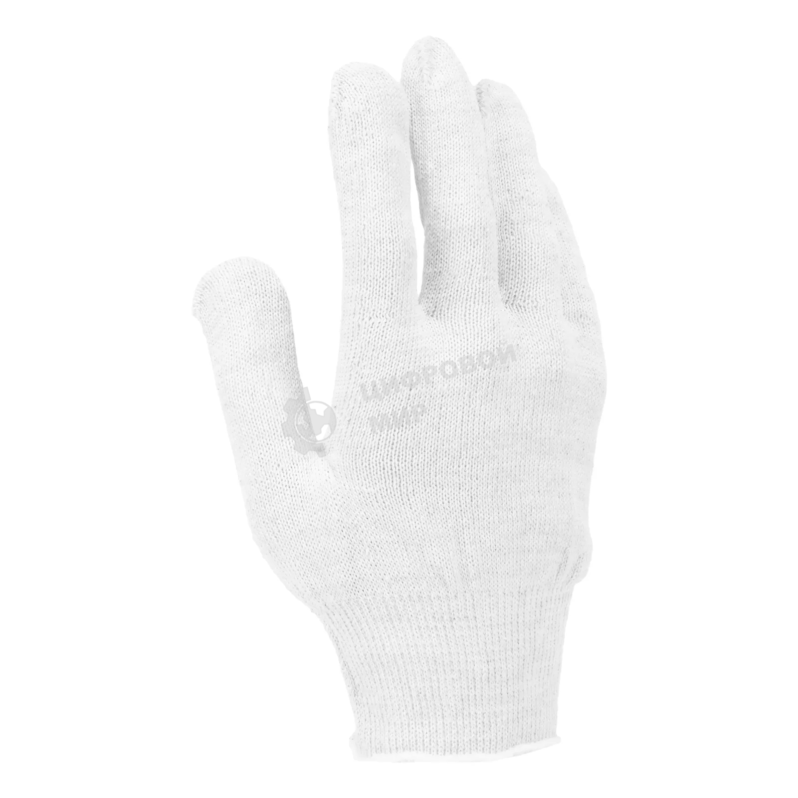 Перчатки трикотажные Сибртех х/б, ПВХ-гель Протектор, для точных работ, 13 класс