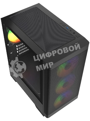 Корпус PowerCase Mistral Micro A13B, Micro-Tower, чёрный