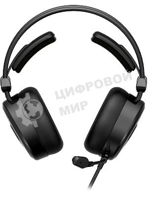 Гарнитура Bloody MC750 чёрный, проводная, USB, подсветка