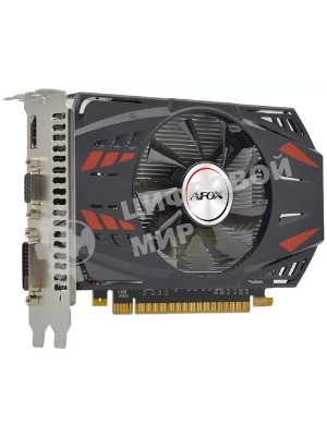 Видеокарта AFOX GeForce GT 740 Low Profile 4Gb (AF740-4096D3L3) 128Bit DVI HDMI VGA, Single fan