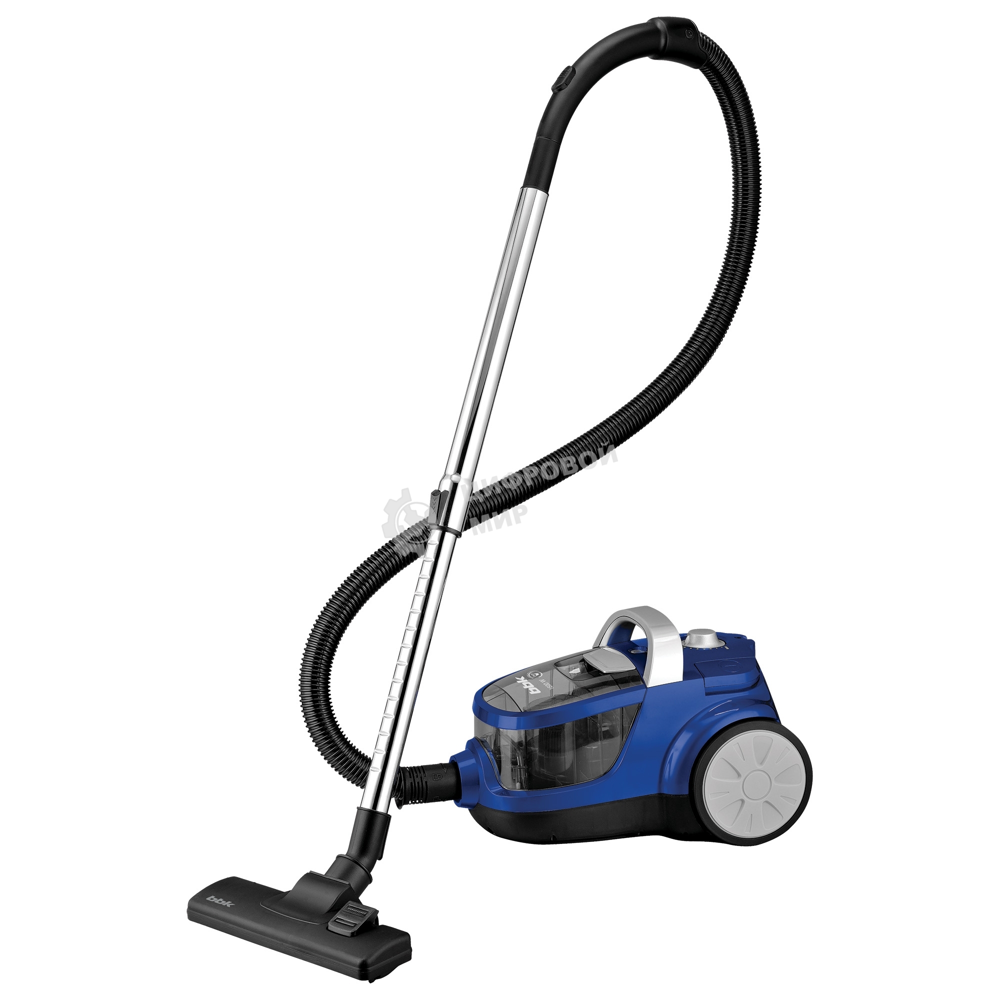 Пылесос BBK BV1509 имперский синий, 300/1600 Вт, уборка сухая, пылесборник контейнер 2 л