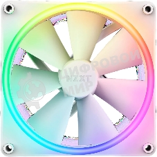 Вентилятор для корпуса Case Cooler NZXT F140 RGb Duo (140x140x25мм, 4-pin PWM, RGb, 84.75CFM, 36dBA, 1800RPM, белый)