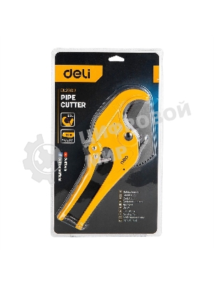 Труборез для пластиковых труб Deli DL2509 диаметр реза до 63мм, сталь 3Cr13, корпус из алюминиевого сплава