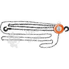 Таль цепная Sparta 1 т, h подъема 2,5 м, расстояние между крюками 300 мм