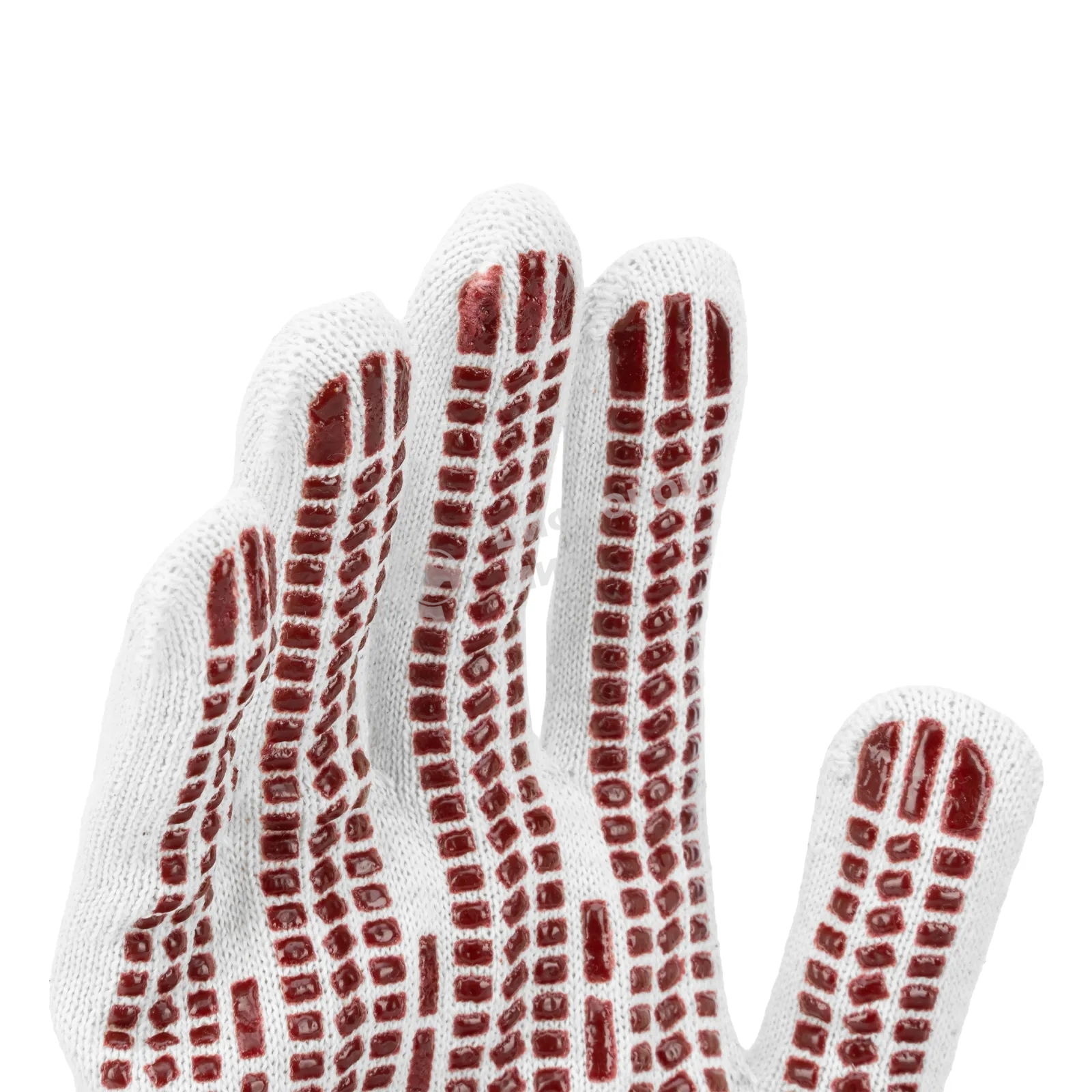 Перчатки трикотажные Сибртех х/б, ПВХ-гель Протектор, для точных работ, 13 класс