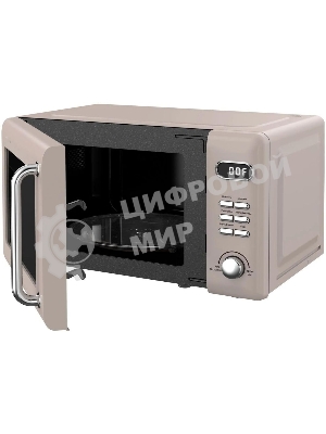 Микроволновая печь TESLER ME-2035 песочный, 20 л, 700 Вт, переключатели - кнопки, поворотный механизм