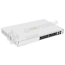 Коммутатор HPE Aruba IOn 1930 24G 4SFP+, 24×1 Гбит/с + 4×10 Гбит/с SFP+, управляемый
