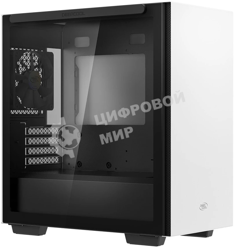 Компьютерный корпус Deepcool MACUBE 110 WH белый без БП ATX 1x120мм 2xUSB3.0 audio bott PSU