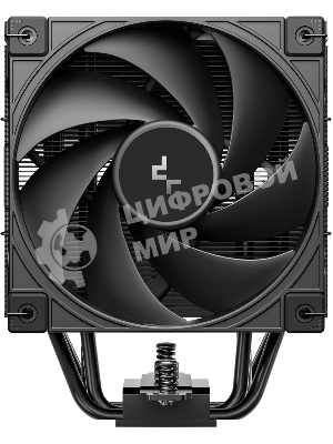 Кулер для процессора DEEPCOOL AK500 G2 DIGITAL NYX LGA1851/1700/1200/115X/AM5/AM4 (9шт/кор, TDP 240W, PWM, Fan 120мм, 5 тепл. Трубок, Copper Base, черный) RET (R-AK500G2-BKNNMN-GJD-1)