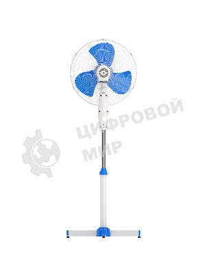 Вентилятор напольный Maxvi FS1645 white-blue