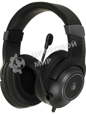 Гарнитура Bloody G350 чёрный, проводная, USB, подсветка