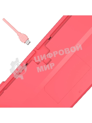 Клавиатура проводная A4Tech Bloody S87 Energy (S87 USB ENERGY PINK) USB розовый