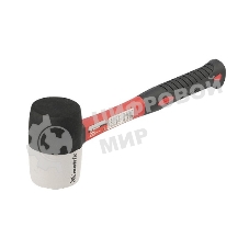 Киянка Matrix 11170 резиновая, 225 г, чернобелая резина, фибергласовая рукоятка