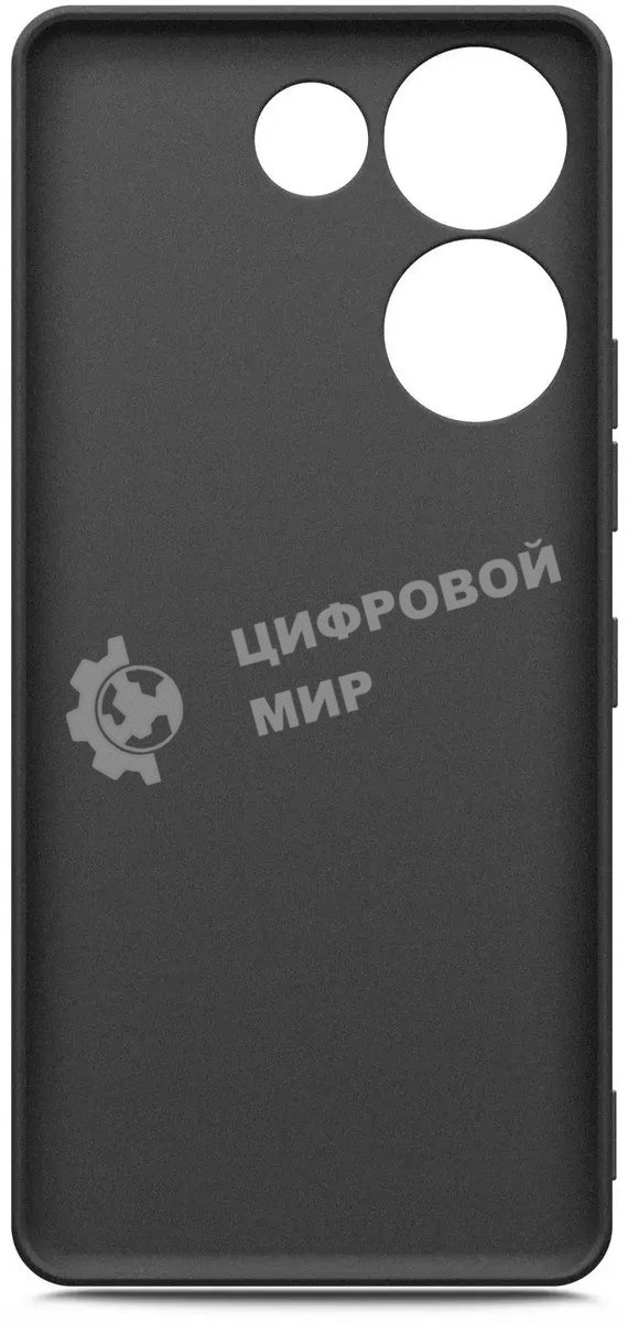 Чехол (клип-кейс) BoraSCO для Tecno Camon 20 (4G)/20 Pro (4G) Silicone Case черный (72054)