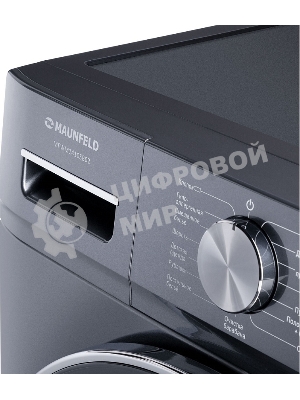 Стиральная машина Maunfeld MFWM1410SB02 темно-серебристый, загрузка фронтальная 10 кг, 1400 об/мин., класс: А+++
