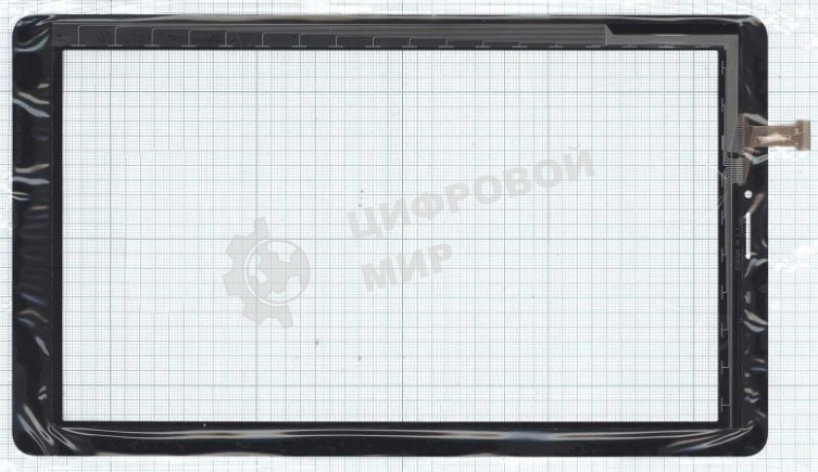Сенсорное стекло (тачскрин) ZYD101-36V01, черное