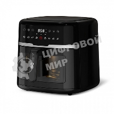 Аэрогриль BQ GR2007 черный, 1800Вт, 8л, XL/4 в 1:гриль, жарка, выпечка, запекание/Технология AIR CYCLE быстрая и равномерная циркуляция горячего воздуха/Управления устройством: температура от 80 до 200 градусов, таймер: от 1 до 60 мин/8 автоматических про